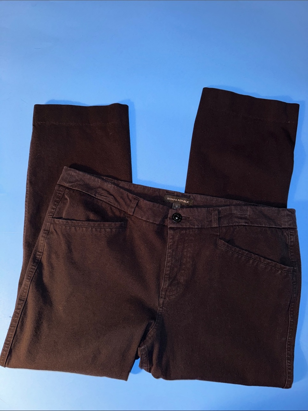 Banana Republic Women’s Black Cropped Pants Sz 12